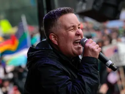 Dropkick Murphys join military veterans rallying in D.C. to protest federal cuts