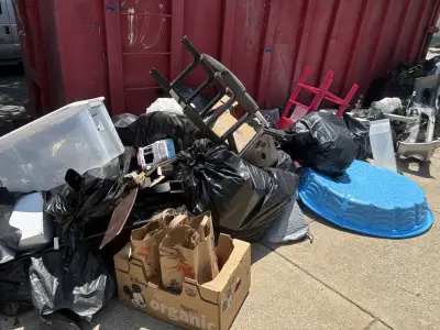 City moves trash collection sites as images of garbage pileups go viral