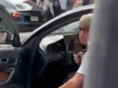 Man appears to brandish hatchet at pro-Palestinian protesters in Cambridge