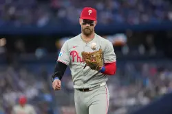 Bryce Harper activated for Phillies' return home against Padres