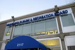 Is the Minneapolis park board budget larger than the general funds in Rochester and Duluth?