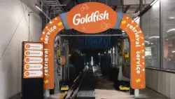Goldfish crackers hosting free pop-up car wash for travelers heading to the Jersey Shore
